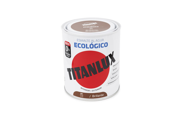 ESMALTE BRI. AL AGUA OCRE 750