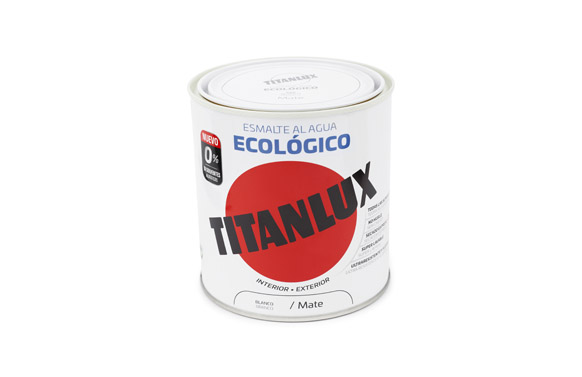 ESMALTE MATE AL AGUA BLANCO 2,