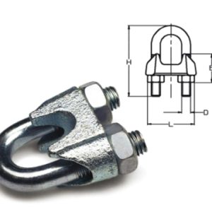 SUJETACABLE SUJ 741 M-8 1 PZ D