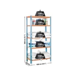 ESTANTERIA 5B S/T 2000X1000X50