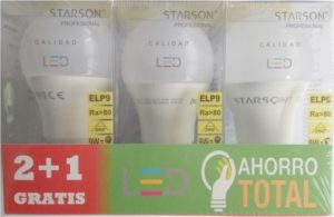 LAMPARA LED ESTAN E27 9W 900LM