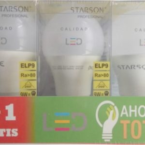 LAMPARA LED ESTAN E27 9W 900LM