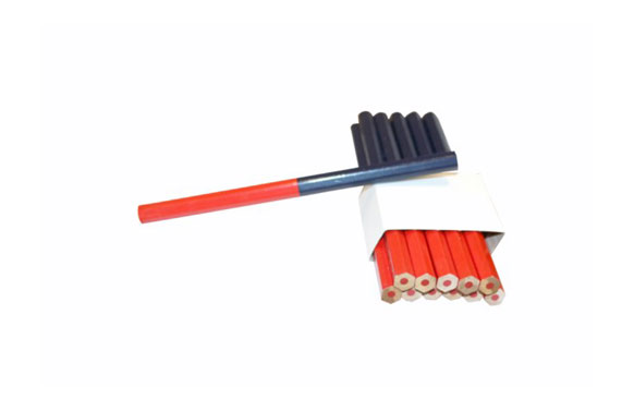 LAPIZ CARP 18CM NIVEL RO/AZ NV