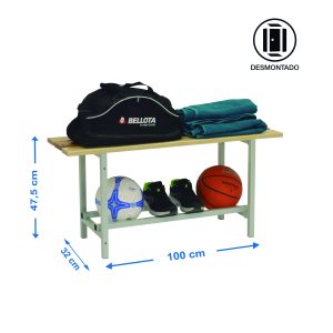 BANCO VESTUARIO MADERA 100 GR