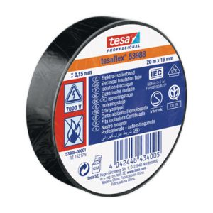 CINTA 20MT X 19MM NEGRO TESATA