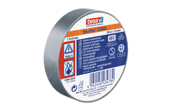 CINTA 20MT X 19MM GRIS TESATAP