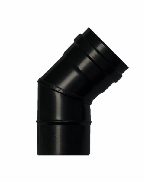 CODO ESTUFA PELLET 45º Ø80MM A