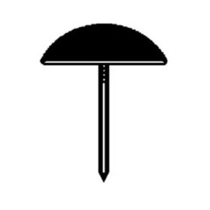 TACHUELA PLANA PLANA 25 PZ