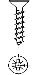 TORNILLO R/MAD. 03X16MM ACERO