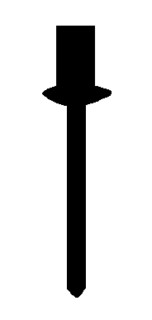 REMACHE FIJ ESTAND. 04X10MM AL