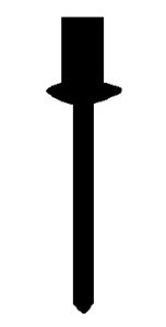 REMACHE FIJ ESTAND. 05X10MM AL