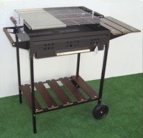 BARBACOA CARBON LEÑA 113X48,5X
