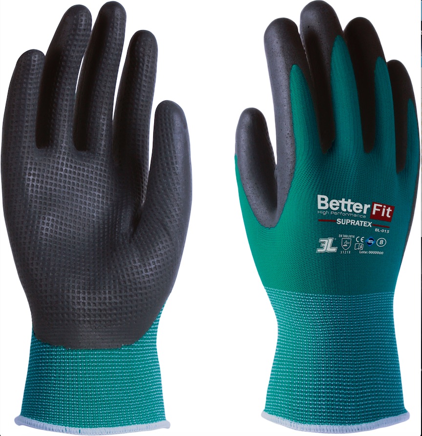 GUANTE MECANICO L09 VE/NE NYLO