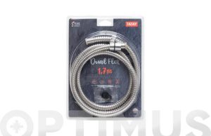 FLEXO BAÑO DUCHA 1,7MT ACERO/L