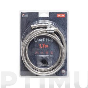 FLEXO BAÑO DUCHA 1,7MT ACERO/L