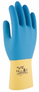 GUANTE QUIMICO S07 33CM AZ/AM