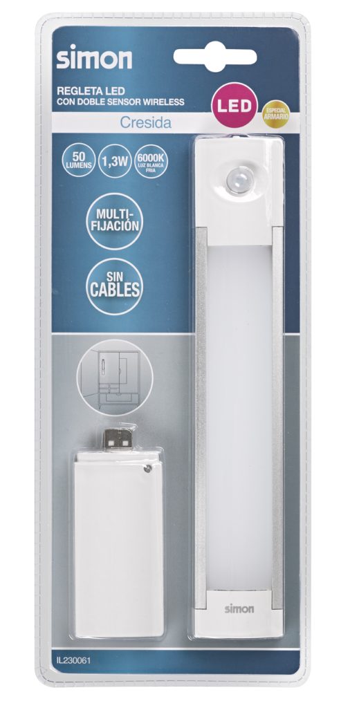 REGLETA LED CRESIDA 1,3W 50LM