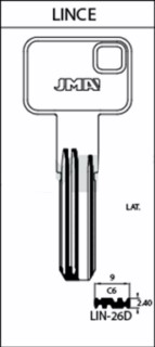 LLAVE LATON JMA LIN-26D