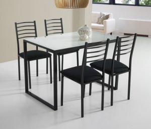 MESA 4 SILLAS 75X110X70CM