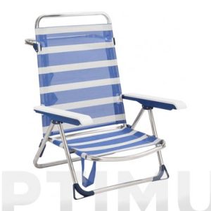 SILLA PLAYA CAMA BAJA ALCO AZU