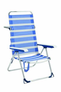 SILLA PLAYA CAMA ALTA ALCO AZU