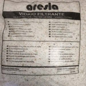 VIDRIO FILTRANTE 20KG/ 2-3MM 1