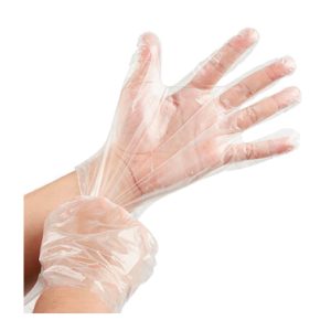 GUANTE DESECHABLE L09 TRA PLAS