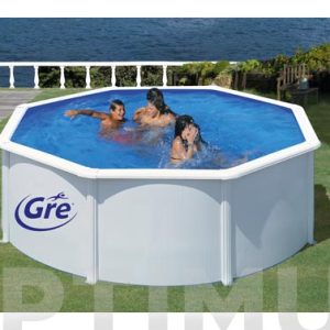 PISCINA SUP 350X120CM AC BLANC