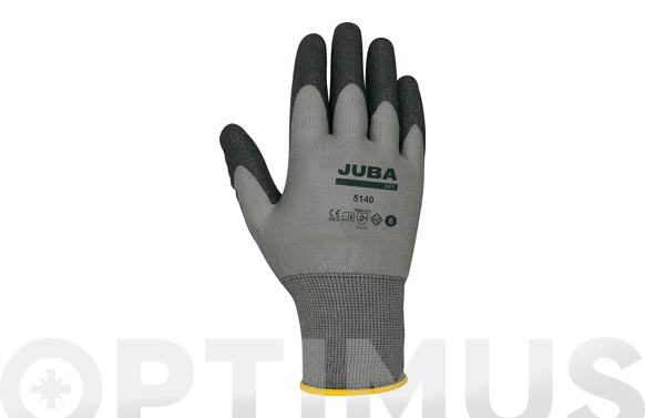 GUANTE TRABAJO L9 GR/NEG NYLON