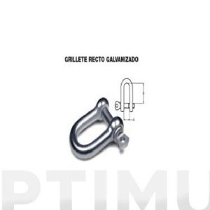 GRILLETE RECTO GALV10 UDS M16-