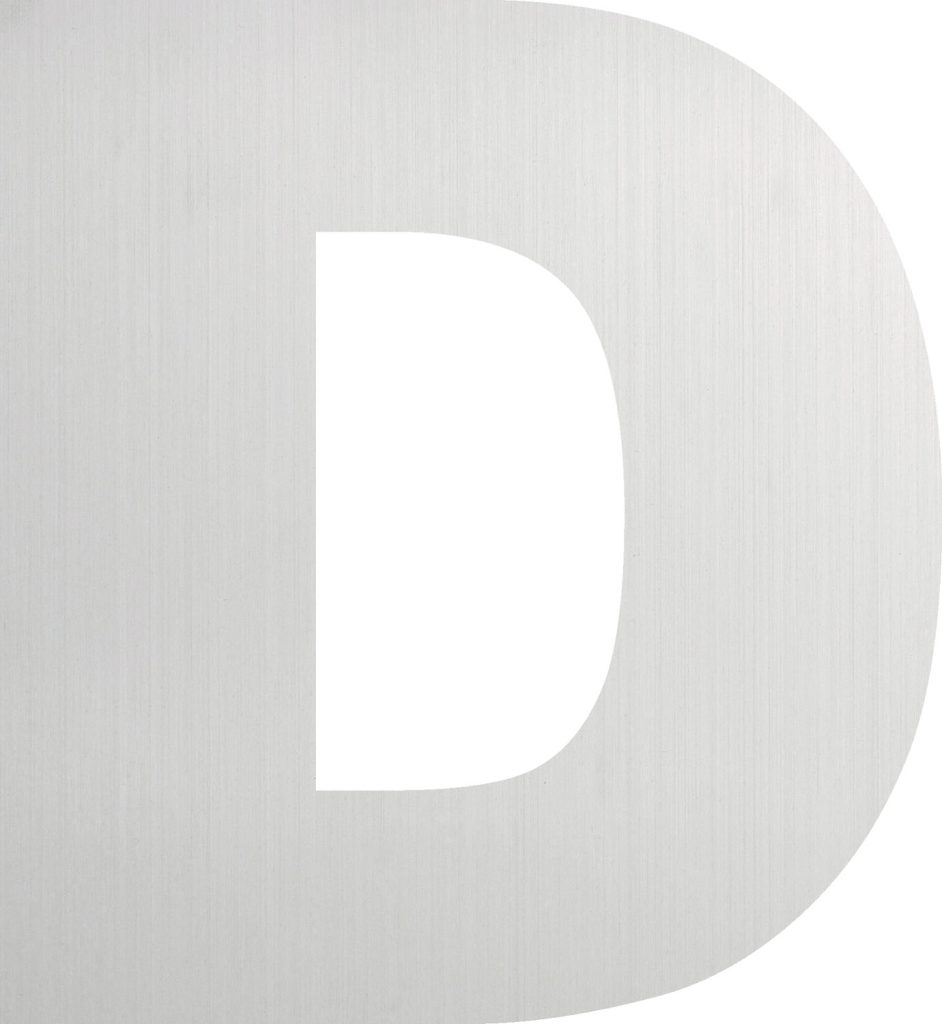LETRA «D» 130MM 8654A