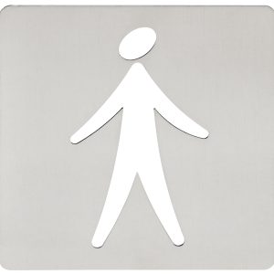 PLACA BAÑO HOMBRE 120X120MM 86