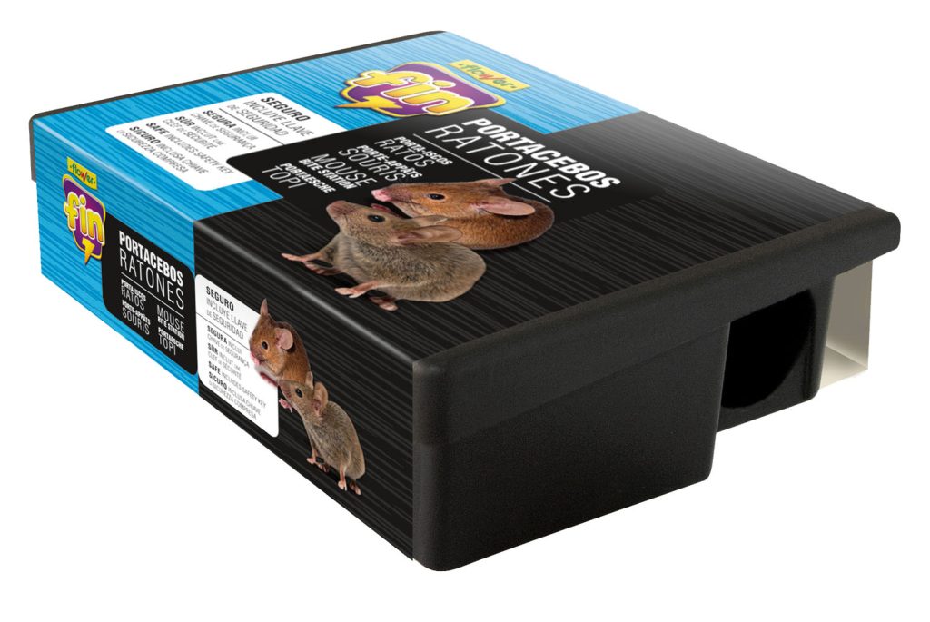 CAJA PORTACEBOS RATONES PP NEG