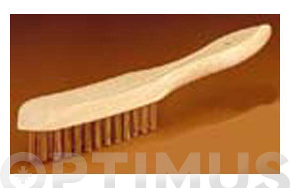 CEPILLO MAN.C/MANGO 3 HILERAS-