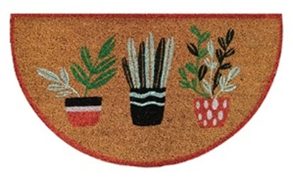 FELPUDO MEDIA LUNA 40X70CM EUR