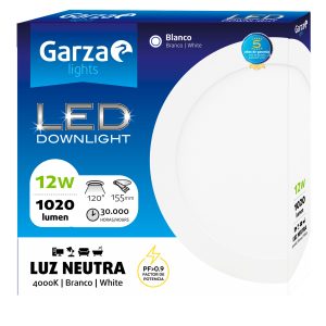 FOCO DOWNLIGHT LED 12W 1020LM