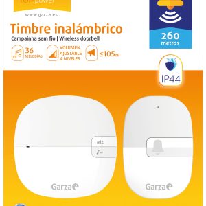 TIMBRE INALAMBRICO EXT 255X60X