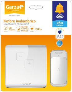 TIMBRE INALAMBRICO EXT 255X35X