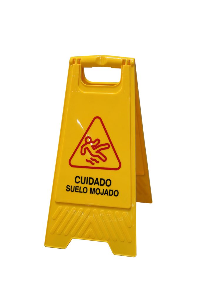 CARTEL PELIGRO SUELO MOJADO 61