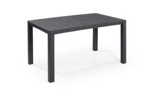 MESA RESINA JULIE GRAFITO 147X