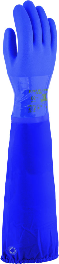 GUANTE QUIMICO XL10 60CM AZ PV