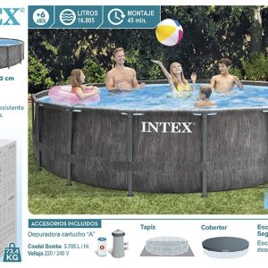 PISCINA PVC 457X122CM GREYWOOD