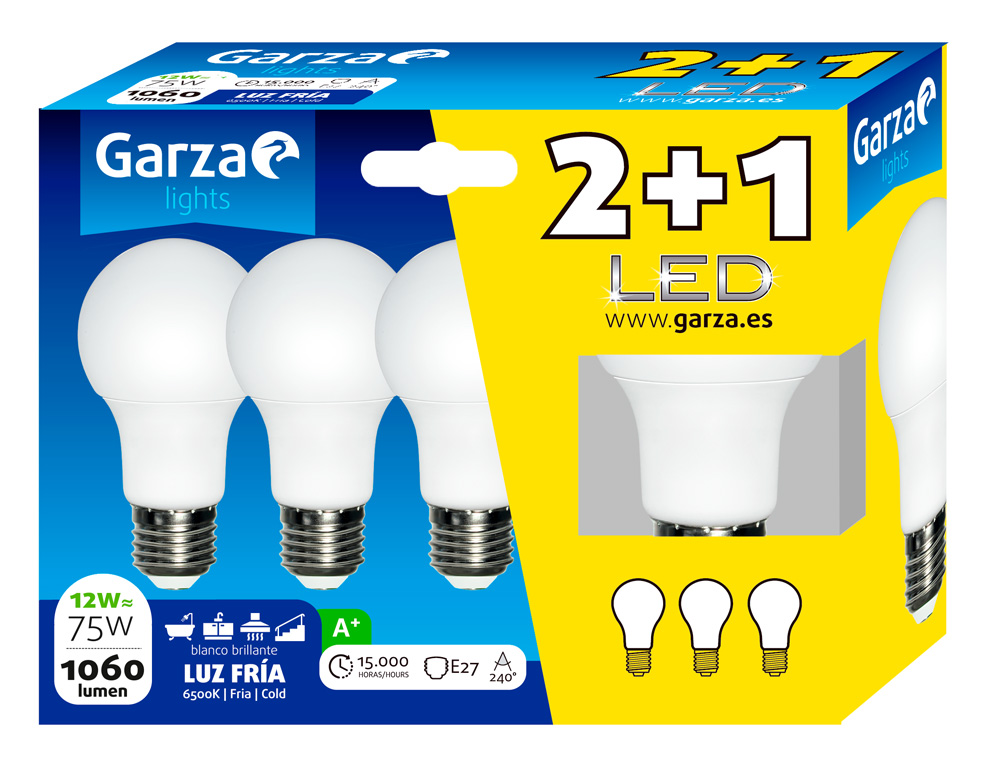 LAMPARA ILUMIN E27 9,W 1060LM