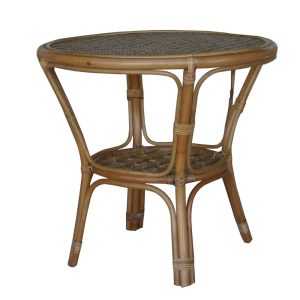 MESA JARD Ø65X57CM RATAN NAT