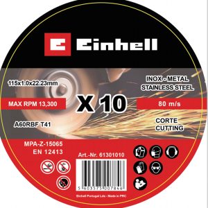 DISCO INOX 115X1MM 10 PZ