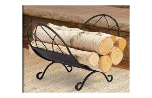 CESTA LEÑA NEG.MAT H.FORJ VH