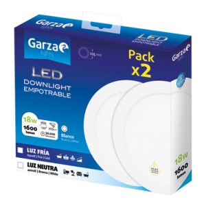 DOWNLIGHT 18W 1600LM 26,5X23X2