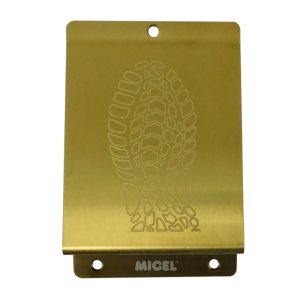 PLACA PISA PUERTA 148X98MM A/I