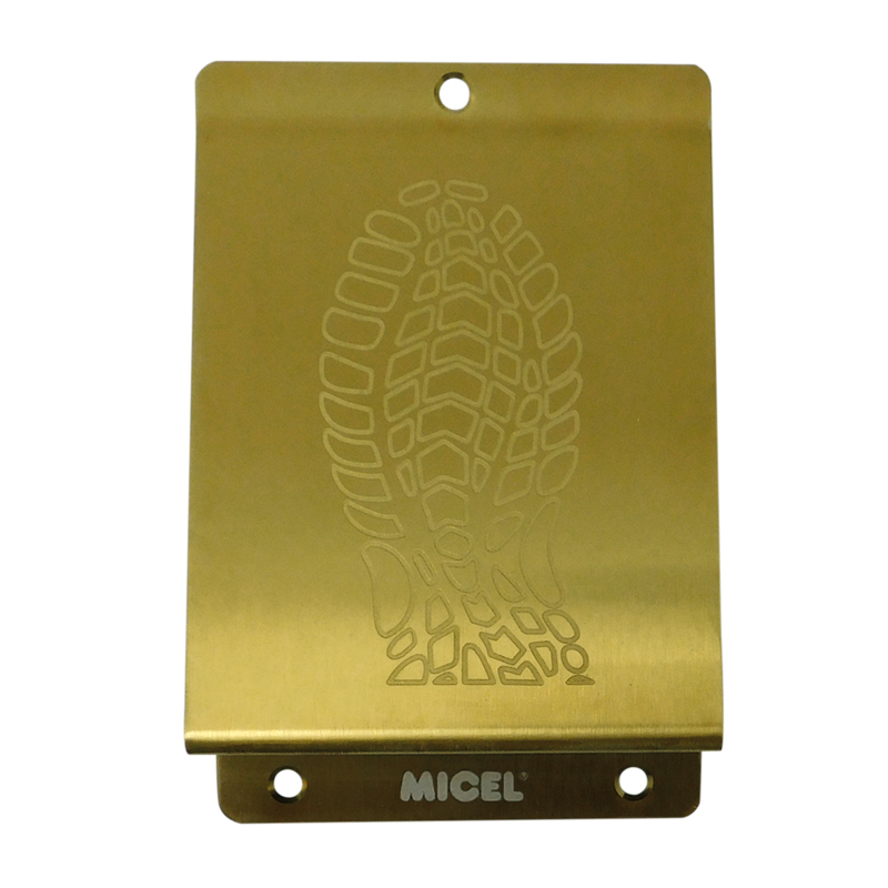 PLACA PISA PUERTA 148X98MM A/I