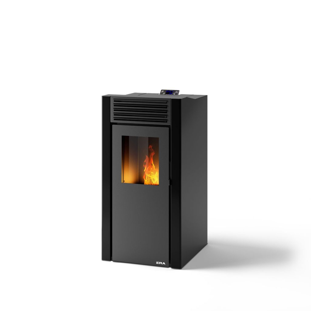 ESTUFA PELLET 10 KW NEGRA